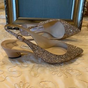 Jimmy Choo Glitter Heels